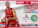 Basket, serie B: per i Knights scontro diretto con Avellino