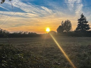 Tramonto al Parco Alto Milanese, foto di Anna Tori