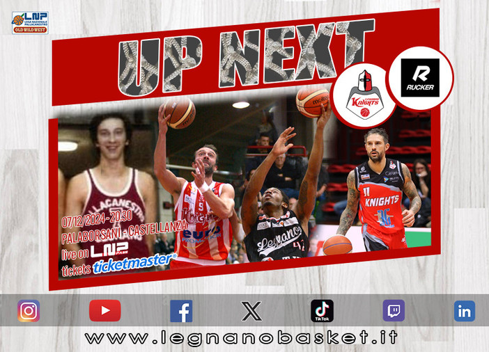 Legnano Basket, vecchie glorie e San Vendemiano nel sabato sera del PalaBorsani