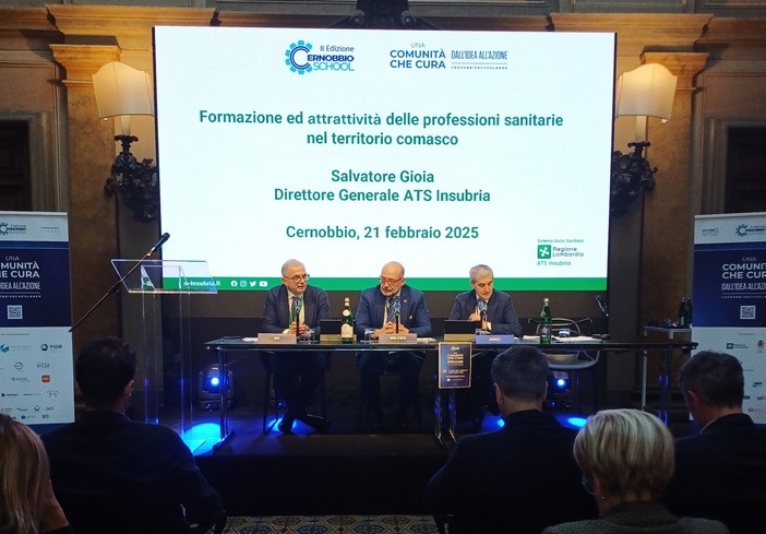 Anche ATS Insubria partecipa alla Cernobbio School 2025, la tre giorni organizzata da Motore Sanità per condividere le buone pratiche della “Comunità che cura”