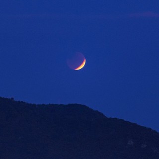 La fotografia dell'eclissi a cura di Andrea Aletti e pubblicata dalla Società Astronomica Schiaparelli