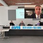 L'assemblea annuale Avis, nel riquadro il presidente uscente Giuseppe Bianchi