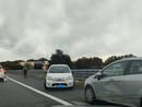 L'incidente sull'A8 all'uscita di Busto Arsizio