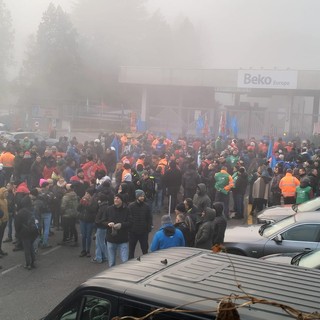 Una manifestazione dei metalmeccanici delle scorse settimane