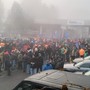 Una manifestazione dei metalmeccanici delle scorse settimane