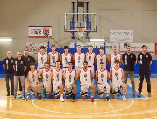 La prima squadra del Basket Busto Lions