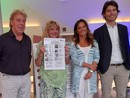 Da sinistra, Marco Negri, Rosanna Bergonzi, Claudia Mazzetti e l'illusionista Andrea Rizzolini