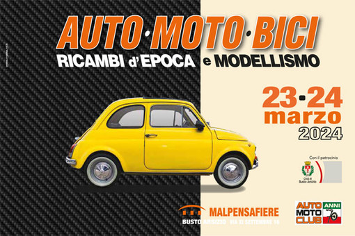 A MalpensaFiere torna “l'invasione” di auto, moto e bici d’epoca