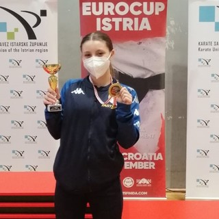 Roberta Dominici, oro all'Eurocup di Karate in Croazia