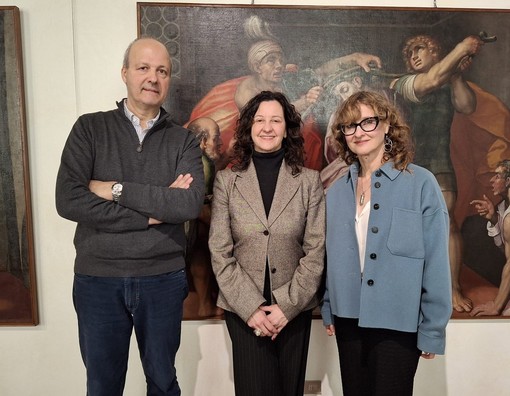 Da sinistra, Claudio Argentiero, Manuela Maffioli, Valeria Valli