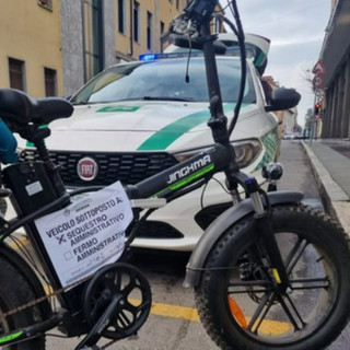 Sequestro di una bicicletta elettrica non conforme alla legge