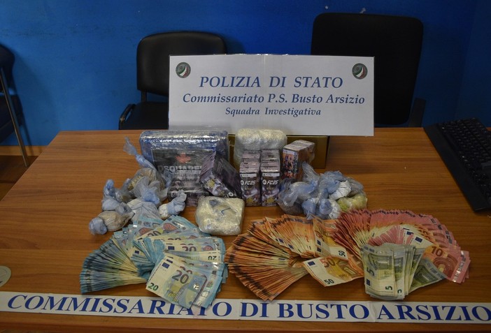 Arrestati dalla Polizia di Busto tre trafficanti di droga