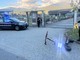 L'incidente tra una moto e un monopattino a Germignaga (foto tratta da Luinonotizie.it)