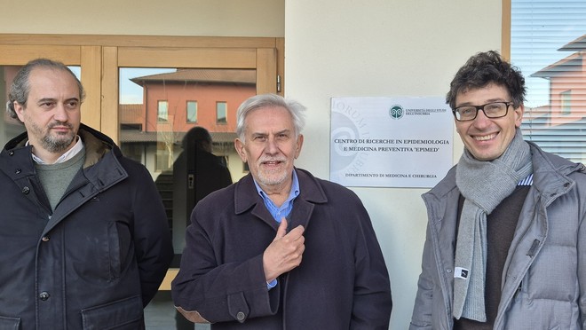 Nella foto, da sinistra: Francesco Gianfagna, Marco Ferrario e Giovanni Veronesi