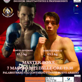 Notte di gala per la Master Boxe: nove incontri di pugilato al Pala Bisterzo di Busto