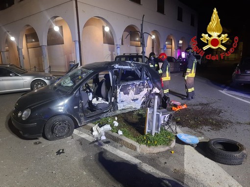 Le immagini dell'incidente di questa notte a Lonate Ceppino