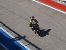 Leonardo Abruzzo l'anno scorso in pista a Misano