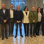 Alcuni dei componente della Lista Civici e Democratici presentata questa sera nella sede della Provincia