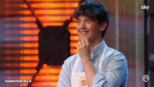 Ludovico Brazzelli (foto tratta dalla trasmissione di Sky MasterChef)