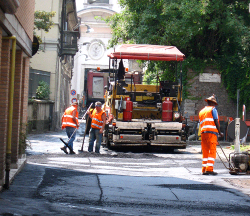 Prima settimana di settembre: partono i lavori di asfaltatura delle vie Giolitti e Genova