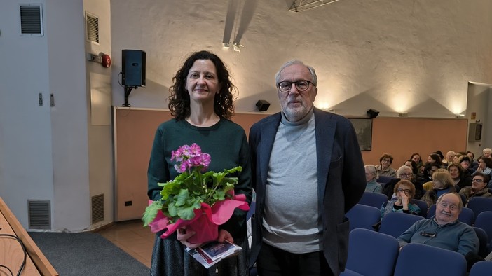 L'assessore Manuela Maffioli e il presidente dell'università Carlo Magni