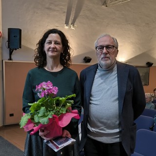 L'assessore Manuela Maffioli e il presidente dell'università Carlo Magni