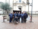 Il presepe degli Alpini torna in centro: «Una tradizione che va avanti da anni»