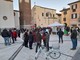 Il presidio del 25 novembre in piazza Santa Maria