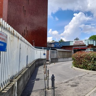 L'ingresso del Pronto Soccorso di Busto