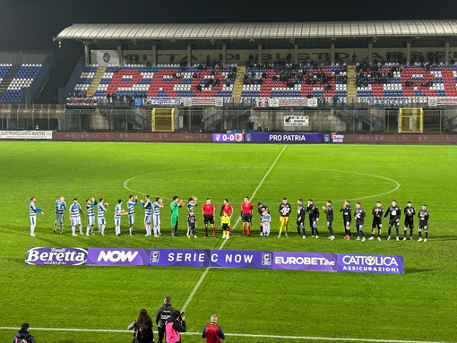 Bashi la riprende a un minuto dalla fine: tra Pro Patria e Trento finisce 1-1