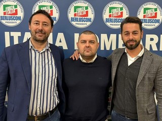 Da sinistra, Longhini, Sorte e Veggian