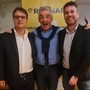 Nella foto, da sinistra: Fabrizio Francioni, Head of Comms for Italy, Michael O'Leary, Ryanair Group CEO, e Shane Carty, HR Director Malta Air