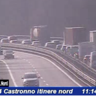 Le code a Castronno viste dalle telecamere di Autostrade per l'Italia