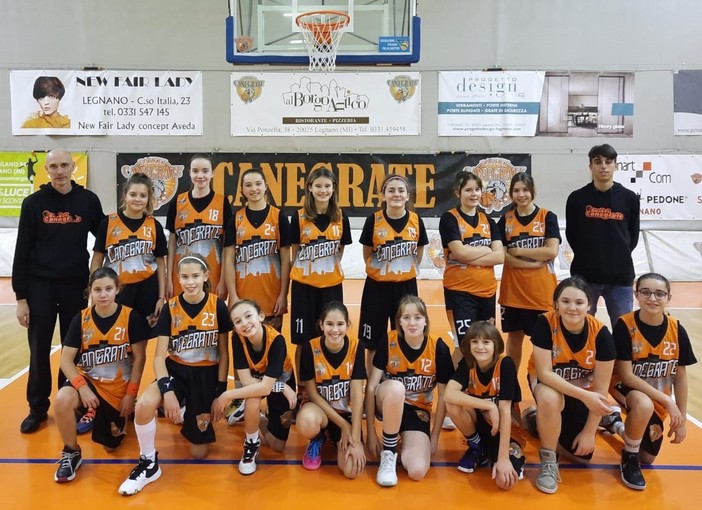 Bulldog Basket Canegrate, le Under 13 Femminile chiudono al primo posto il girone interprovinciale