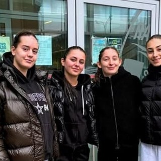 Beatrice Merlotti, Mia Bernaut, Sara Zanzarelli e Giorgia Spiz a Savona