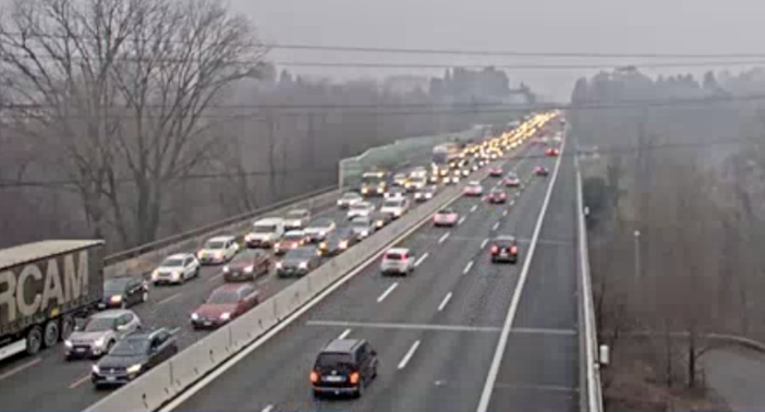 Le code di questa mattina in A8 viste dalle telecamere di Autostrade per l'Italia