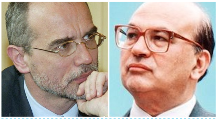 A sinistra: l'ex sindaco di Varese Raimondo Fassa. A destra: Bettino Craxi