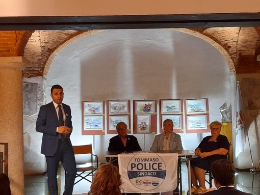 Tommaso Police con Mimmo Mottura, Mario Colombo e Gemma Tagliabue