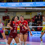 Trionfo biancorosso anche contro Pinerolo (foto a cura di Fotografia Galbiati). Rebecca Piva Mvp del match