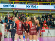 La Eurotek Uyba Busto Arsizio batte nettamente Cuneo 3 a 0 (foto a cura di Fotografia Galbiati)