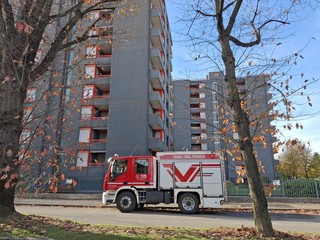 I vigili del fuoco sul posto