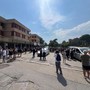 Piazzale Spozio a San Fermo, teatro dell'ultimo saluto a Mattia Vitali