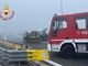 Auto contro il guard rail: soccorsi in azione sull'A9