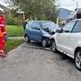 FOTO. Frontale a Faloppio, grave un automobilista