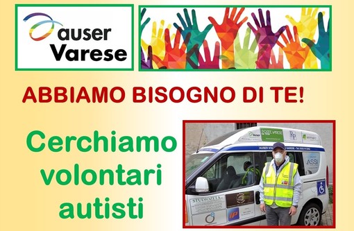 Auser Varese cerca volontari autisti