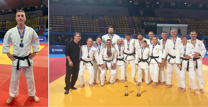 Judo, Bucci sul podio da solo e in squadra: «Dedicato alle mie due donne speciali»