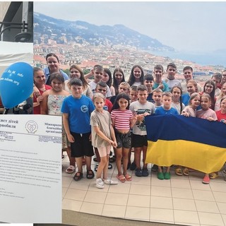 «Grazie mille per i bimbi felici, vi auguriamo un cielo pacifico». Quel messaggio dall'Ucraina che tocca il cuore di Busto