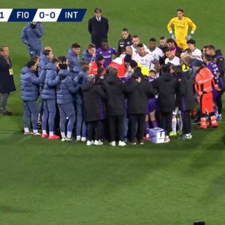 Fiorentina-Inter, malore in campo per Bove: gara sospesa e giocatori in lacrime