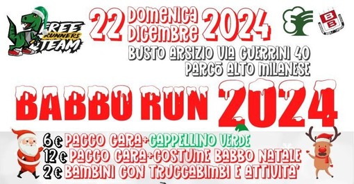 Babbo Run 2024 a Castellanza: corsa e camminata natalizia per grandi e piccoli nel Parco Alto Milanese