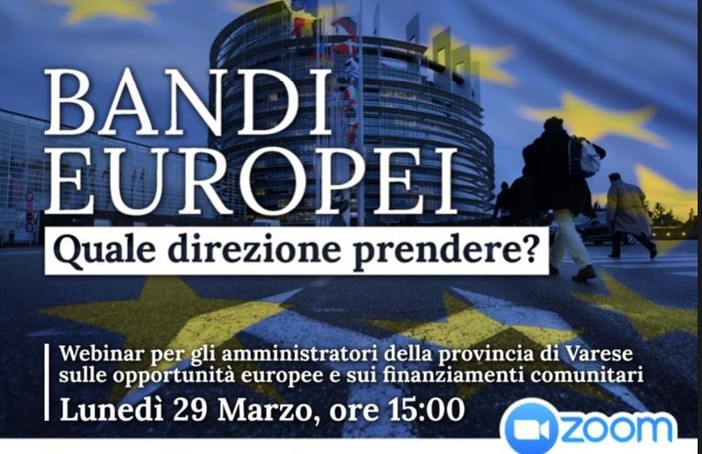 Bandi europei, incontro con sindaci Provincia su opportunità Ue per sviluppo territorio